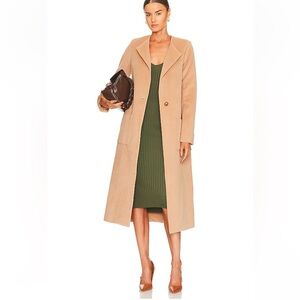 Show Me Your MuMu Amsterdam Jacket Brushed Cognac Camel Coat Revolve NWT M